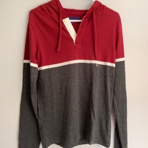 Aeropostale Hooded Long Sleeve Shirt